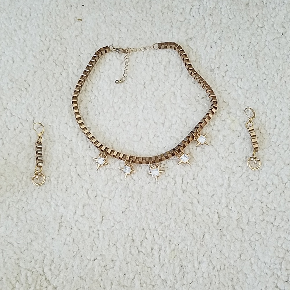 Chic Choker/Earring Set